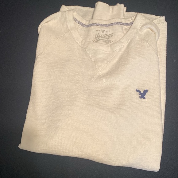 American Eagle waffle crewneck - Picture 2 of 8